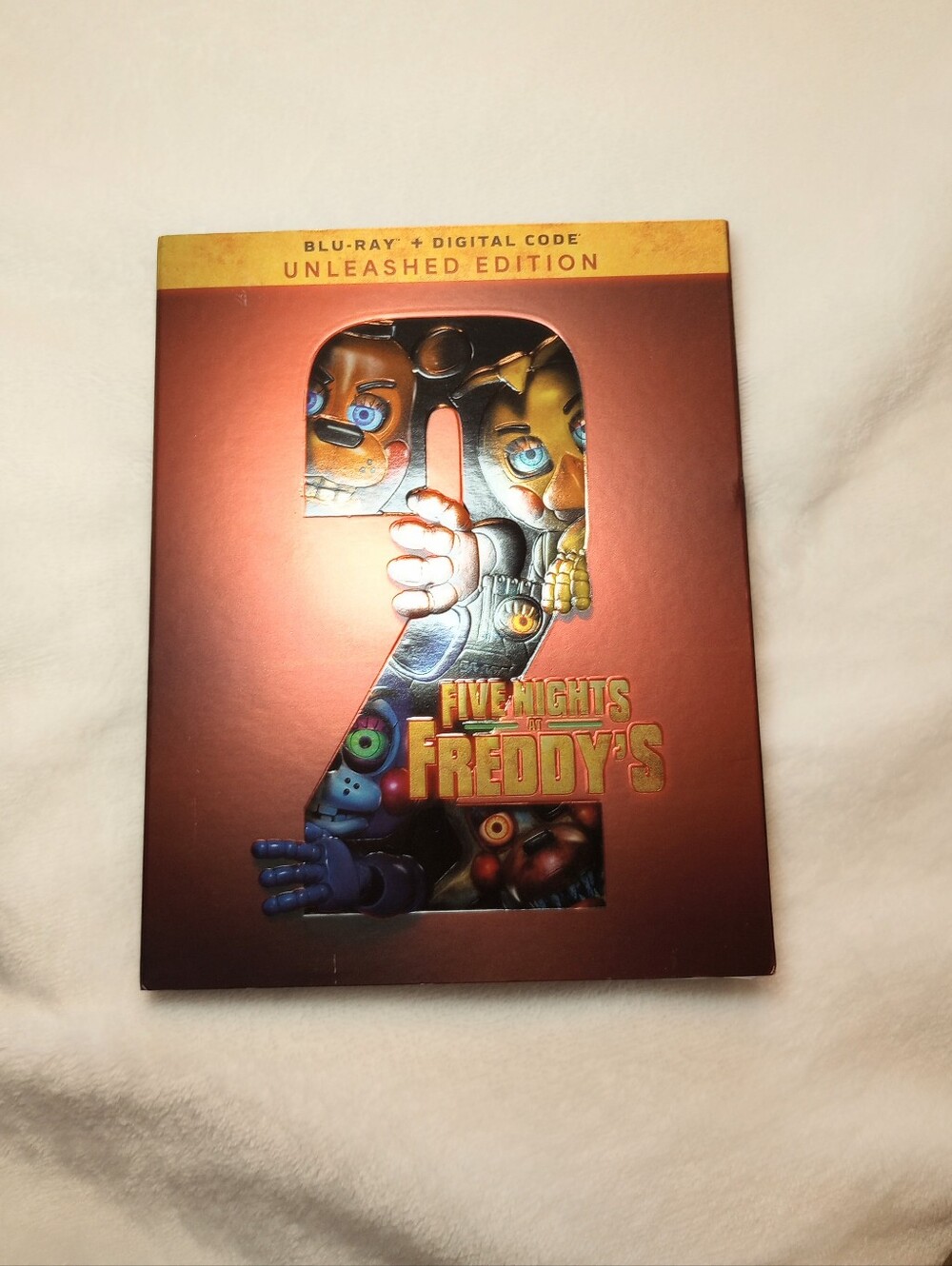 Five Nights at Freddy's 2 BLU-RAY + DIGITAL Code With Slipcover New Sealed Fnaf